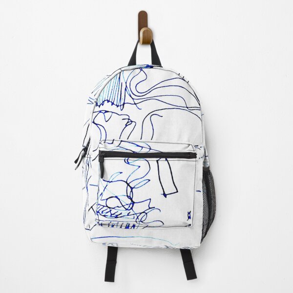 Item preview, abstract in blue designed and sold by Tereza Pilar Art.