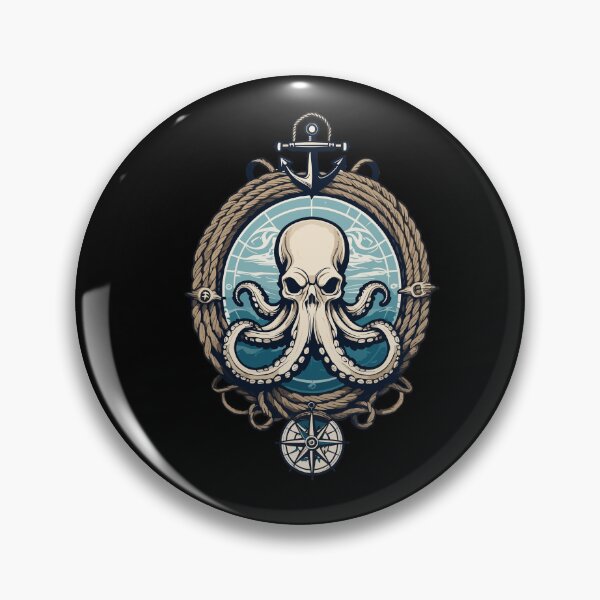 Item preview, Krake Seeungeheuer Hobby Fischer Seefahrer designed and sold by LuminOrb.