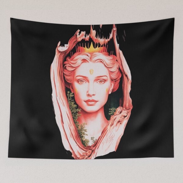 Item preview, The royal face of a magnificent queen designed and sold by aipaint.