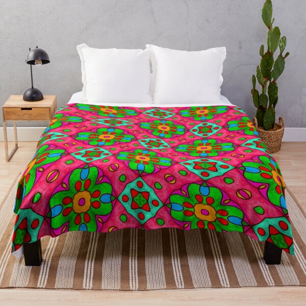 Item preview, Unique Abstract Flowers Pattern designed and sold by Patternflower.