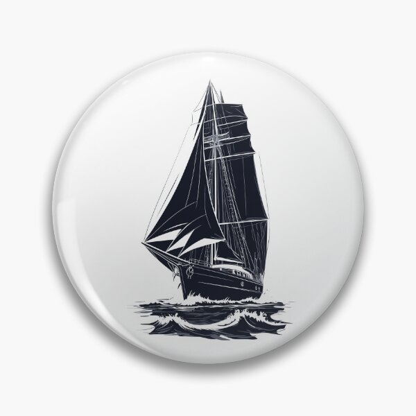 Item preview, Maritime Adventure Sailing Ship Illustration designed and sold by LuminOrb.