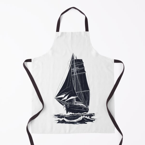 Item preview, Maritime Adventure Sailing Ship Illustration designed and sold by LuminOrb.