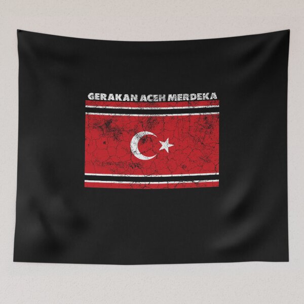 Item preview, Vintage Aceh Flag, Gerakan Aceh Merdeka Flag designed and sold by Flag Outfit.