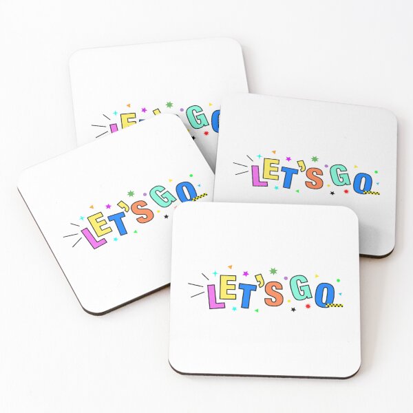 Item preview, Let's Go Motivational Quote Bold Adventure Positive Mindset Inspirational Design designed and sold by Luxuriously.