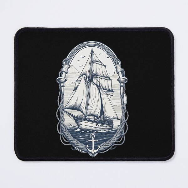 Item preview, Elegant Sailing Ship Adventure Motif designed and sold by LuminOrb.