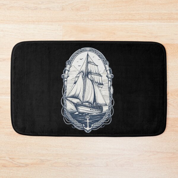 Item preview, Elegant Sailing Ship Adventure Motif designed and sold by LuminOrb.