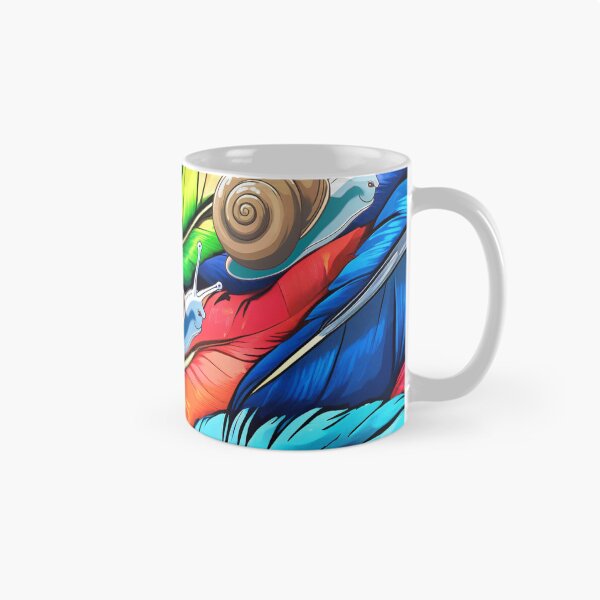 Item preview, Rainbow Snails on Feathers designed and sold by Vestina88.