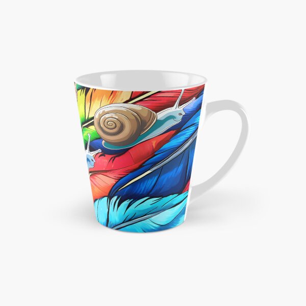 Item preview, Rainbow Snails on Feathers designed and sold by Vestina88.