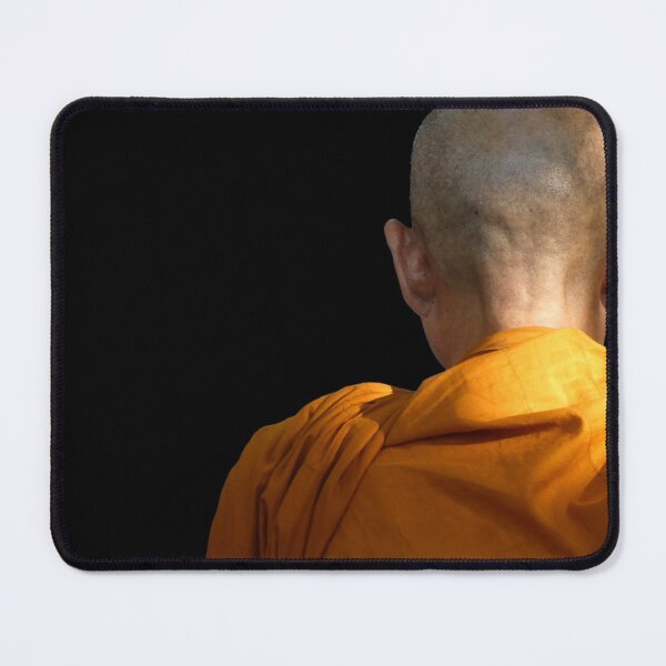 Item preview, Buddhist Monk Contemplates in Orange designed and sold by JonDelorme.