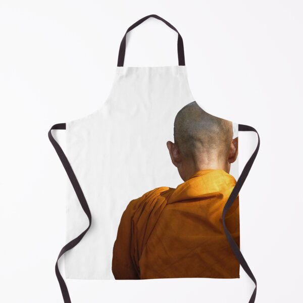 Item preview, Buddhist Monk Contemplates in Orange designed and sold by JonDelorme.