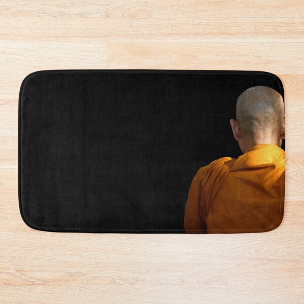Item preview, Buddhist Monk Contemplates in Orange designed and sold by JonDelorme.