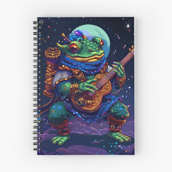 Item preview, Frog Playing Guitar designed and sold by Kaos-Bit.
