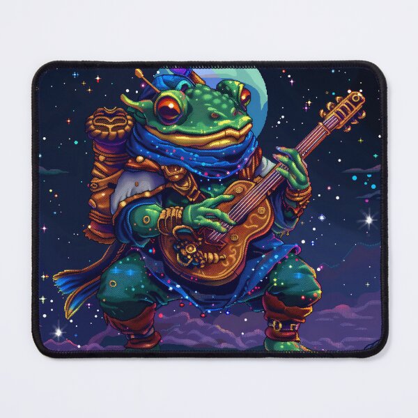 Item preview, Frog Playing Guitar designed and sold by Kaos-Bit.