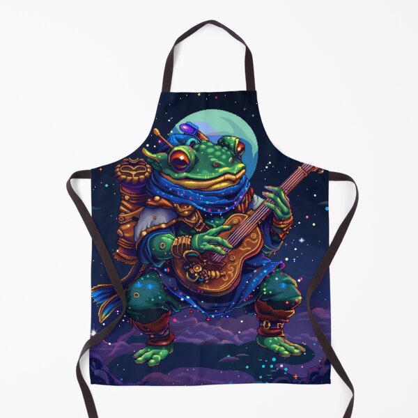 Item preview, Frog Playing Guitar designed and sold by Kaos-Bit.