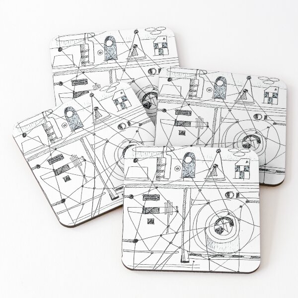 Item preview, abstract in black lines designed and sold by Tereza Pilar  Art.
