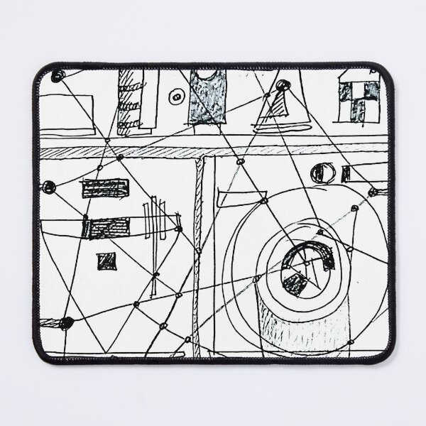 Item preview, abstract in black lines designed and sold by Tereza Pilar Art.