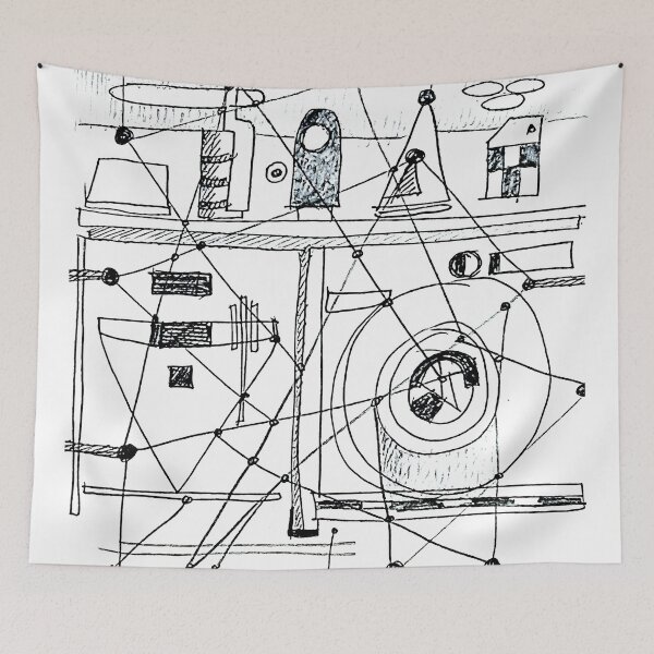 Item preview, abstract in black lines designed and sold by Tereza Pilar  Art.