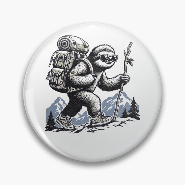 Item preview, Sloth Hiking Adventure designed and sold by PrintCrafting.