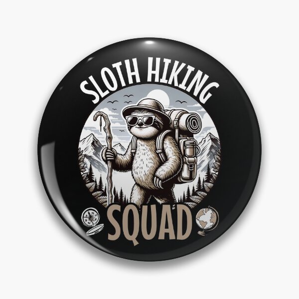 Item preview, Sloth Hiking Squad Adventure designed and sold by PrintCrafting.