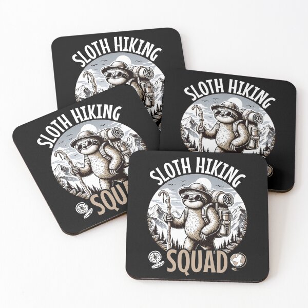 Item preview, Sloth Hiking Squad Adventure designed and sold by PrintCrafting.