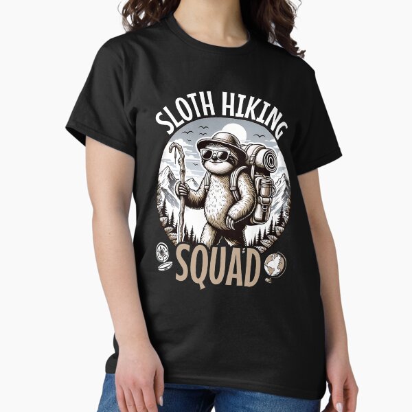 Item preview, Sloth Hiking Squad Adventure designed and sold by PrintCrafting.