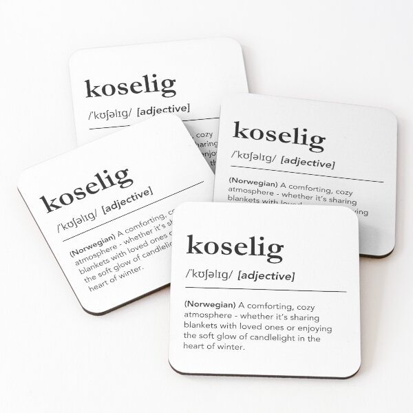 Item preview, Koselig Definition, Beautiful Norwegian Words designed and sold by lagunaklein.