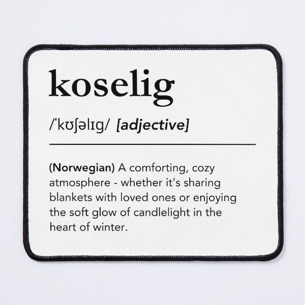 Item preview, Koselig Definition, Beautiful Norwegian Words designed and sold by lagunaklein.