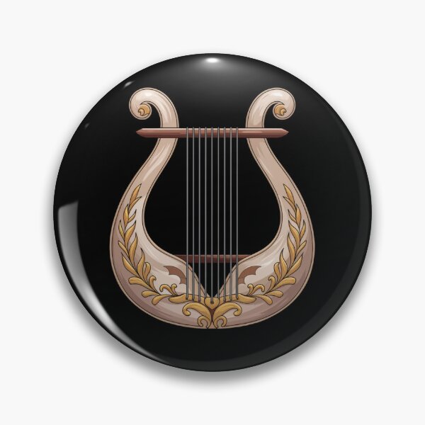 Item preview, Wooden and Gold Lyre in Vintage Style designed and sold by Promoc.