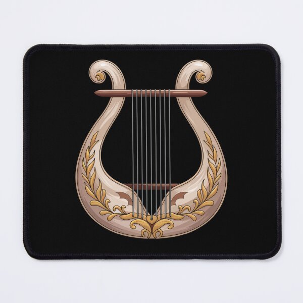 Item preview, Wooden and Gold Lyre in Vintage Style designed and sold by Promoc.