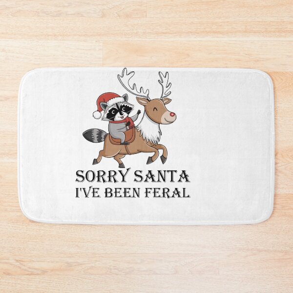 Item preview, Sorry Santa I've Been Feral designed and sold by khallidaart.