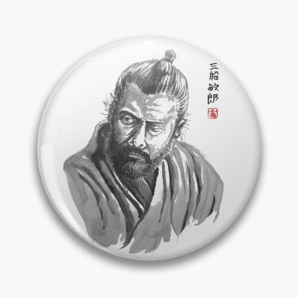 Item preview, Toshiro Mifune - Redbeard sumi-e designed and sold by Mogura.