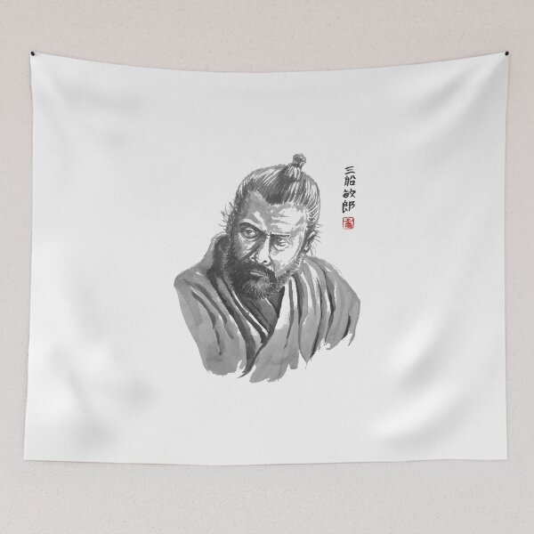 Item preview, Toshiro Mifune - Redbeard sumi-e designed and sold by Mogura.