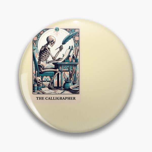 Item preview, Tarot Card The Calligrapher designed and sold by InkCraftHouse.