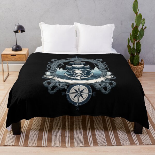 Item preview, Pirate Adventure Sailing Ship Skull designed and sold by LuminOrb.