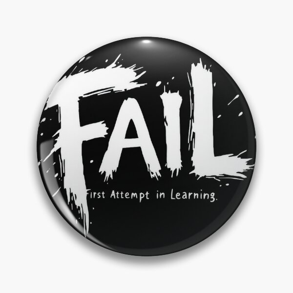 Item preview, Inspirational Quote T-Shirt, Motivational First Attempt in Learning Tee, Fail First Attempt Shirt, Positivity Graphic T-Shirt designed and sold by Zeng-Graphics.