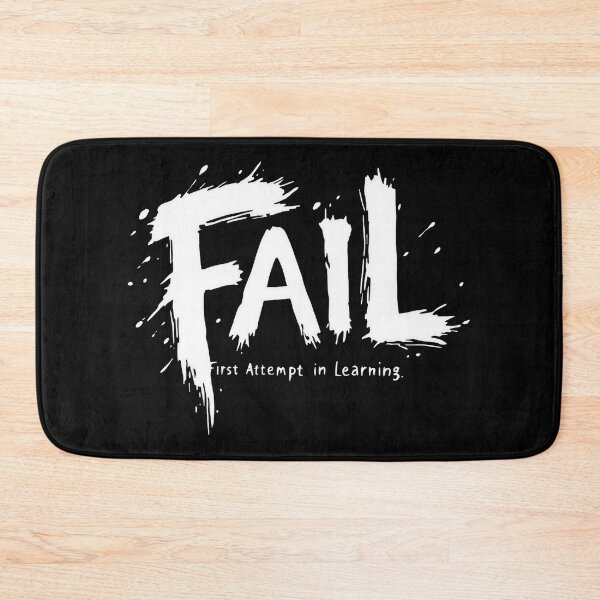 Item preview, Inspirational Quote T-Shirt, Motivational First Attempt in Learning Tee, Fail First Attempt Shirt, Positivity Graphic T-Shirt designed and sold by Zeng-Graphics.