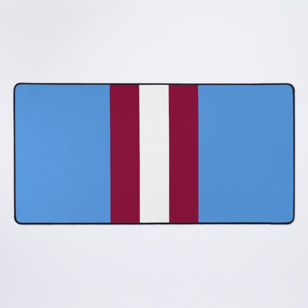 Item preview, Retro Aston Villa Blue, Claret and White Bar Stripes designed and sold by Sporting Colour.