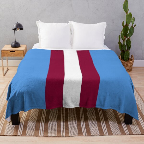 Item preview, Retro Aston Villa Blue, Claret and White Bar Stripes designed and sold by Sporting Colour.