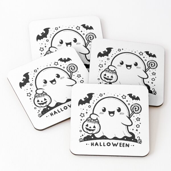 Item preview, Smiling Halloween Cute Spirits designed and sold by Thai Vibe Studio.