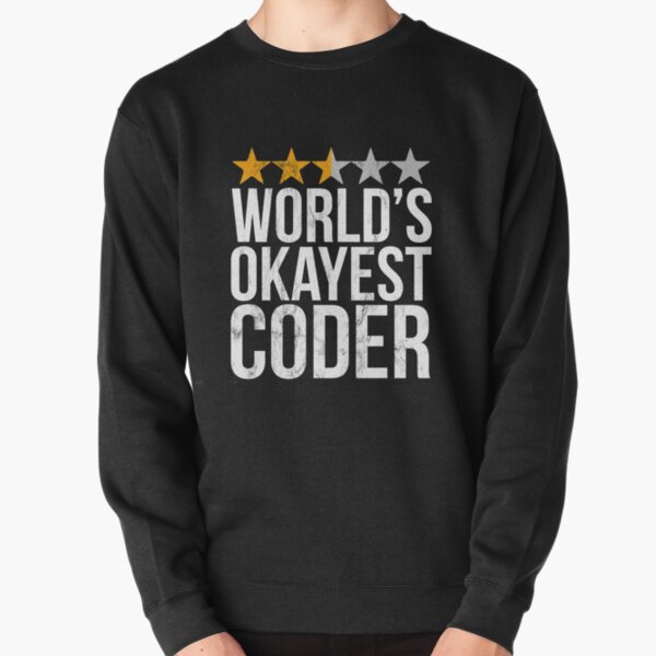 Item preview, Funny Coding Worlds Okayest Coder designed and sold by noirty.