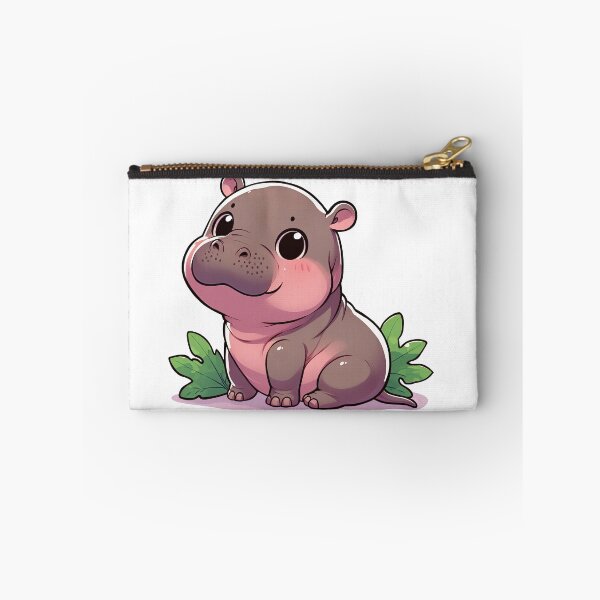 Item preview, Smiling pygmy hippo designed and sold by ChouWorkDesign.