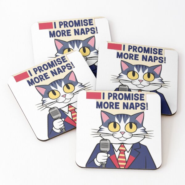 Item preview, Funny Cat for President – More Naps Campaign designed and sold by StellarPath.