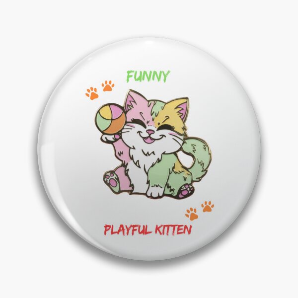 Item preview, Funny Playful Kitten designed and sold by HG-Creation-Design.