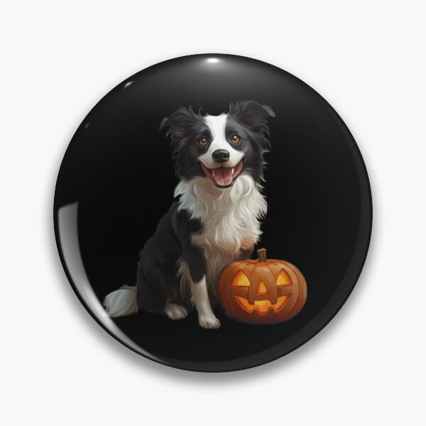 Item preview, Border Collie with a Pumpkin. designed and sold by Kyumi12.