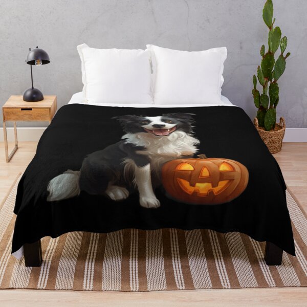 Item preview, Border Collie with a Pumpkin. designed and sold by Kyumi12.