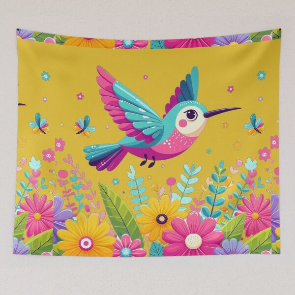 Item preview, Wings of Joy: The Lively Hummingbird designed and sold by communedesigns.