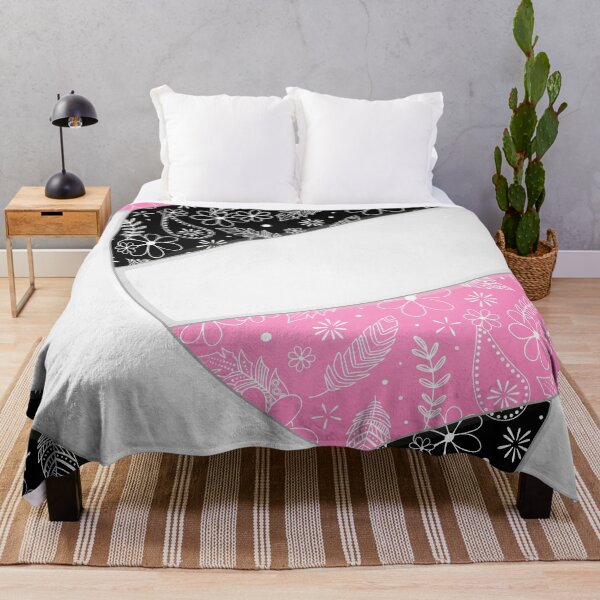 Item preview, Pink black boho floral doodle volleyball designed and sold by katzdzynes.