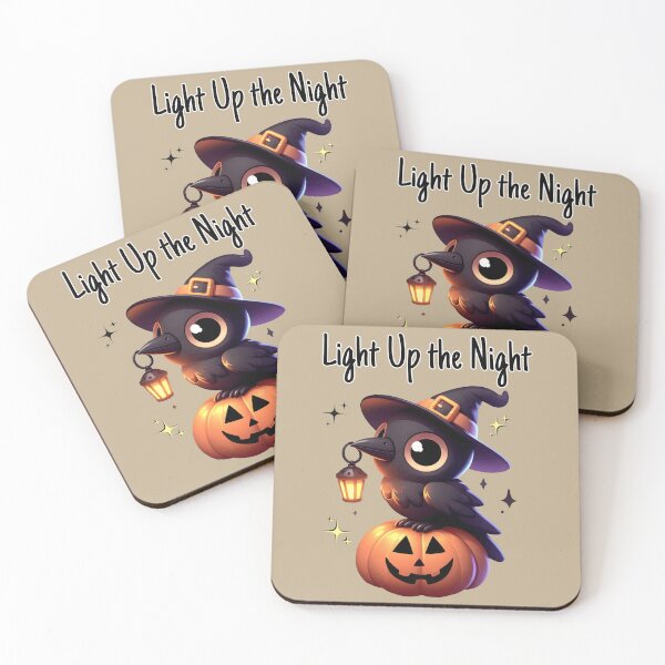 Item preview, Light Up the Night: Cute Halloween Crow Lantern Design designed and sold by Dantin.