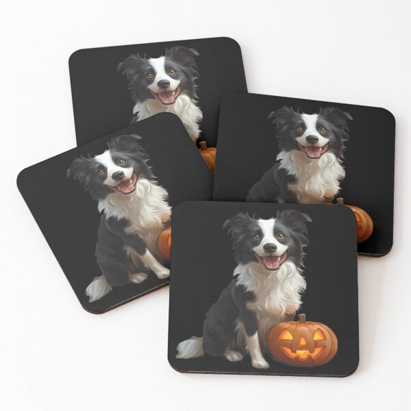 Item preview, Border Collie with a Pumpkin. designed and sold by Kyumi12.