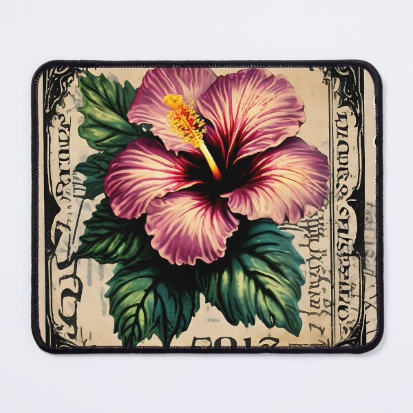 Item preview, The Classic Hibiscus Stamp designed and sold by Vintagestamps.
